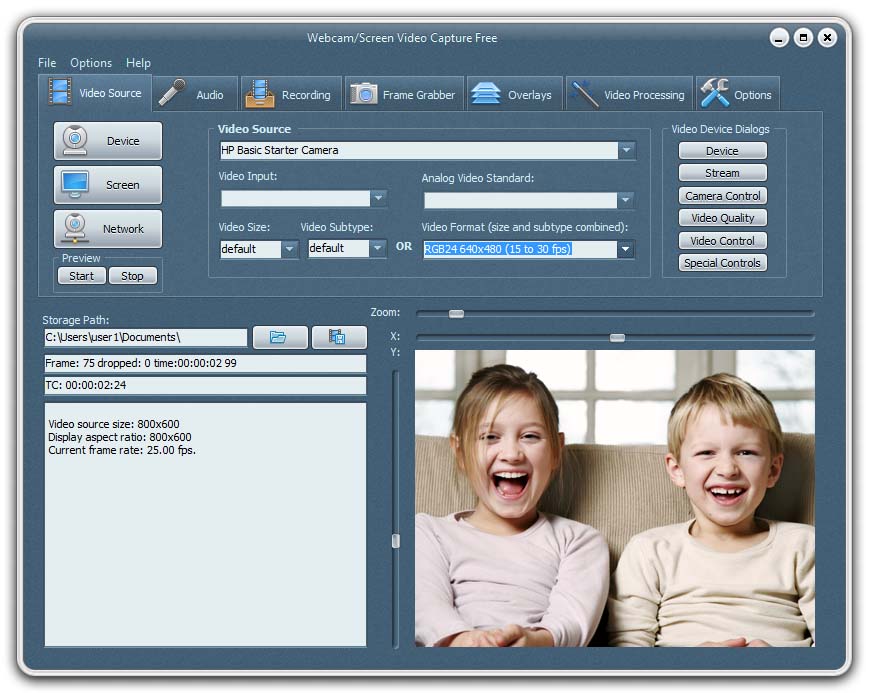 Webcam/Screen Video Capture Free 7.8.3 full